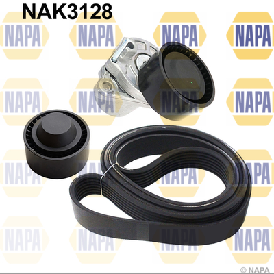V-ribbed Belt Set NAPA NAK3128 OE Ref 1172000Q5K NAPA