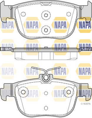 Brake Pad Set NAPA NBP1924 OE Ref 5WA698451 NAPA