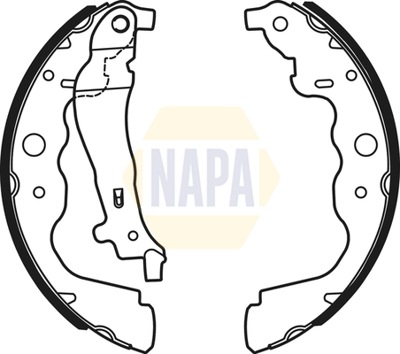 Brake Shoe Set NAPA NBS1067 OE Ref 6001549703 NAPA
