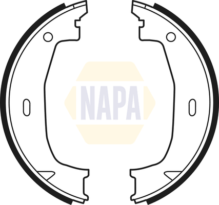 Parking Brake Shoe Set NAPA NBS5011 OE Ref 34116761291 NAPA