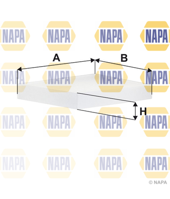 Cabin Air Filter NAPA NFC4312 OE Ref 2197039 NAPA