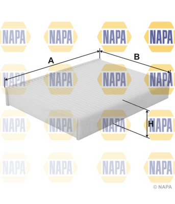 Cabin Air Filter NAPA NFC4318 OE Ref 0008351500 NAPA