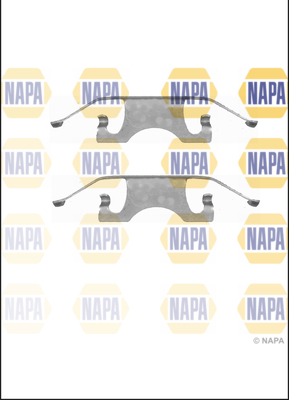 Disc Brake Pad Accessory Kit NAPA NFK1054 OE Ref 0004218591 NAPA
