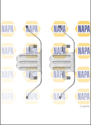 Disc Brake Pad Accessory Kit NAPA NFK1130 OE Ref 34116776526 NAPA
