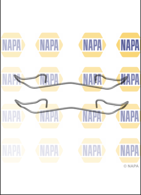 Disc Brake Pad Accessory Kit NAPA NFK1370 OE Ref 7701049765 NAPA
