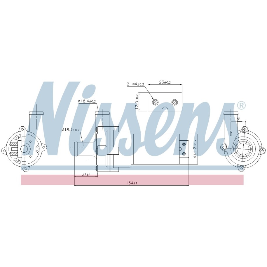 Engine Cooling Water Pump NISSENS 831050 OE Ref 5098398AA NISSENS