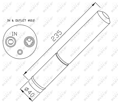 AC Dryer NRF 33225 OE Ref 6455FK NRF