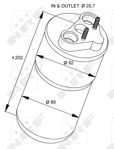 AC Dryer NRF 33318 OE Ref 2764000QAD NRF