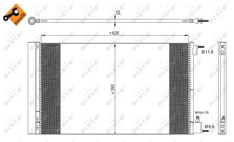 AC Condenser NRF 35912 OE Ref 13241737 NRF