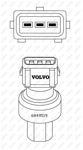 AC Pressure Switch NRF 38934 OE Ref 30661949 NRF