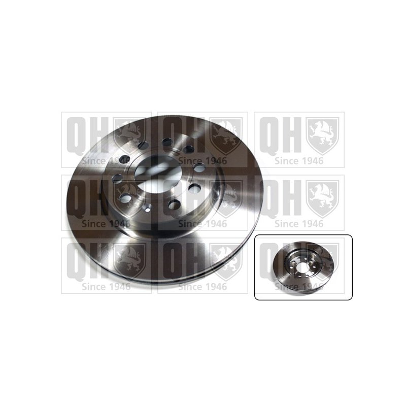 Brake Disc QUINTON HAZELL BDC5417 OE Ref 1K0615301AC QUINTON HAZELL