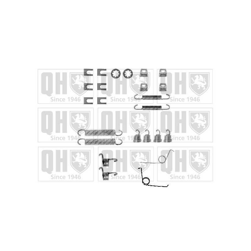 Brake Shoe Accessory Kit QUINTON HAZELL BFK366 QUINTON HAZELL