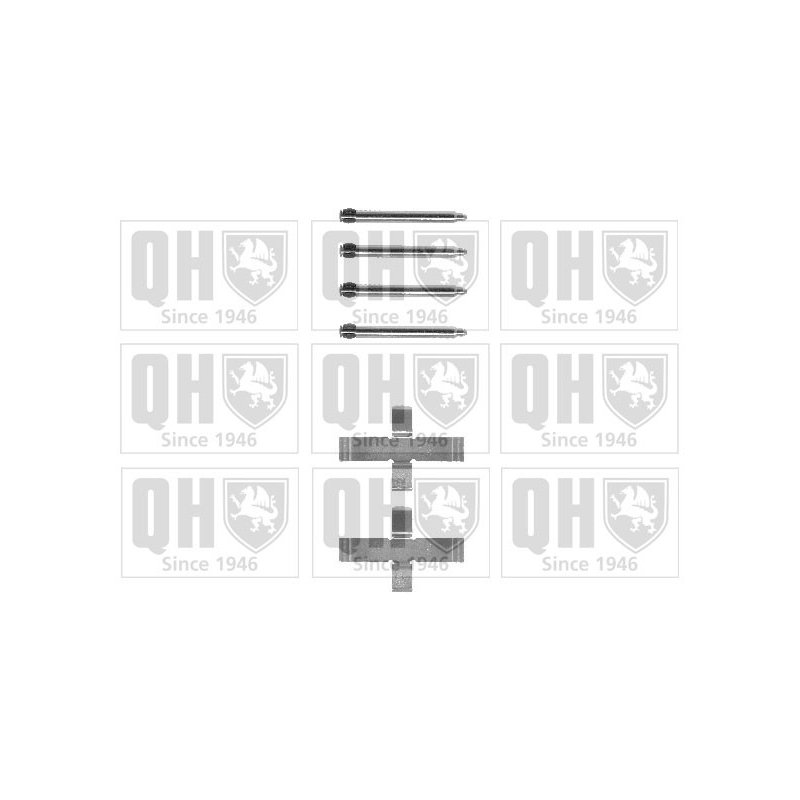 Brake Disc Pad Accessory Kit QUINTON HAZELL BFK654 QUINTON HAZELL