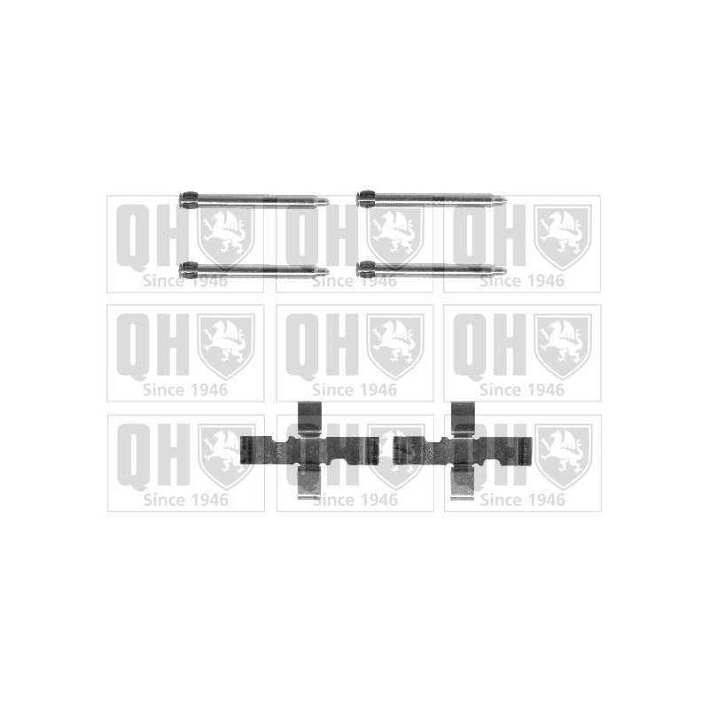 Brake Disc Pad Accessory Kit QUINTON HAZELL BFK656 QUINTON HAZELL
