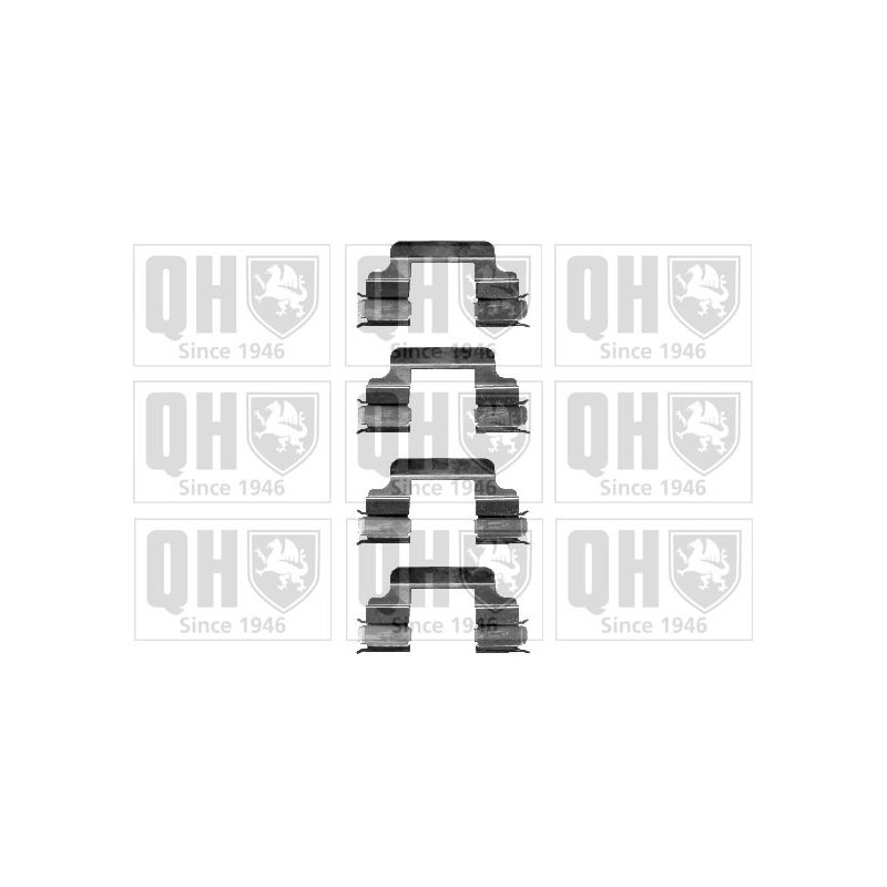 Brake Disc Pad Accessory Kit QUINTON HAZELL BFK890 QUINTON HAZELL