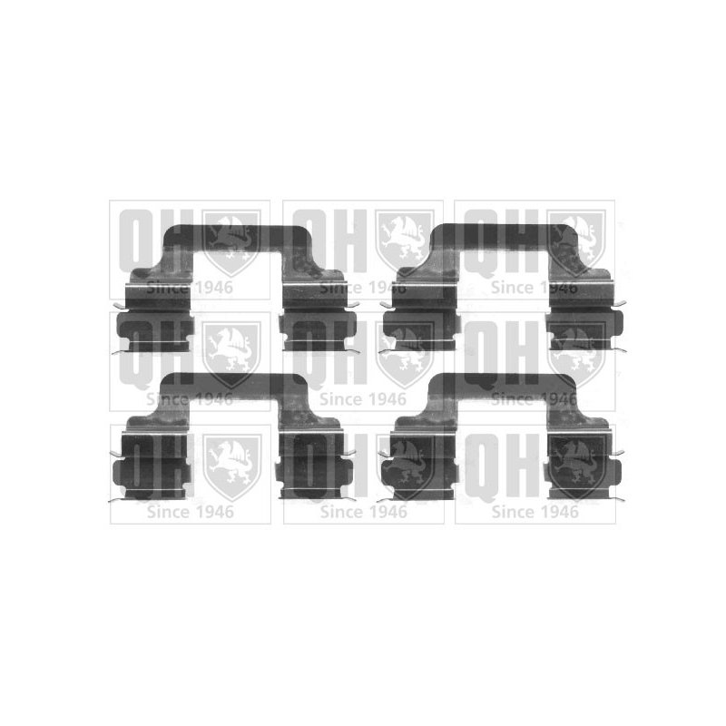 Brake Disc Pad Accessory Kit QUINTON HAZELL BFK931 QUINTON HAZELL