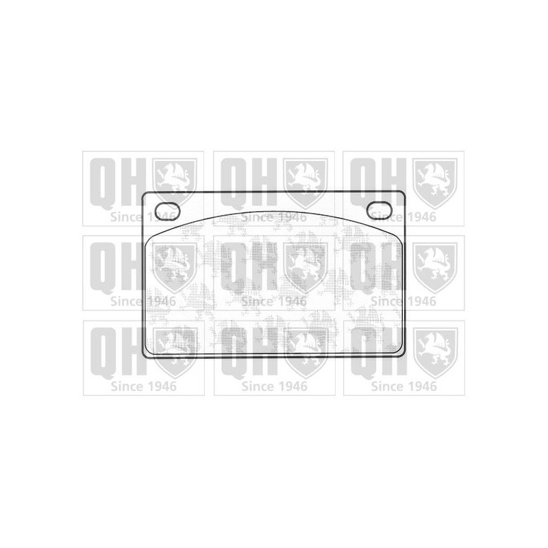 Brake Pad Set QUINTON HAZELL BP110 OE Ref 2701639 QUINTON HAZELL
