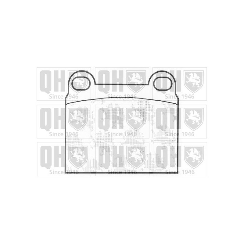 Brake Pad Set QUINTON HAZELL BP126 OE Ref 11600220520330 QUINTON HAZELL