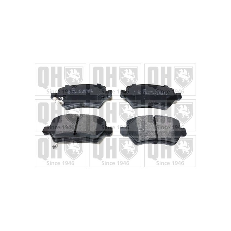 Brake Pad Set QUINTON HAZELL BP1365 OE Ref 1605967 QUINTON HAZELL