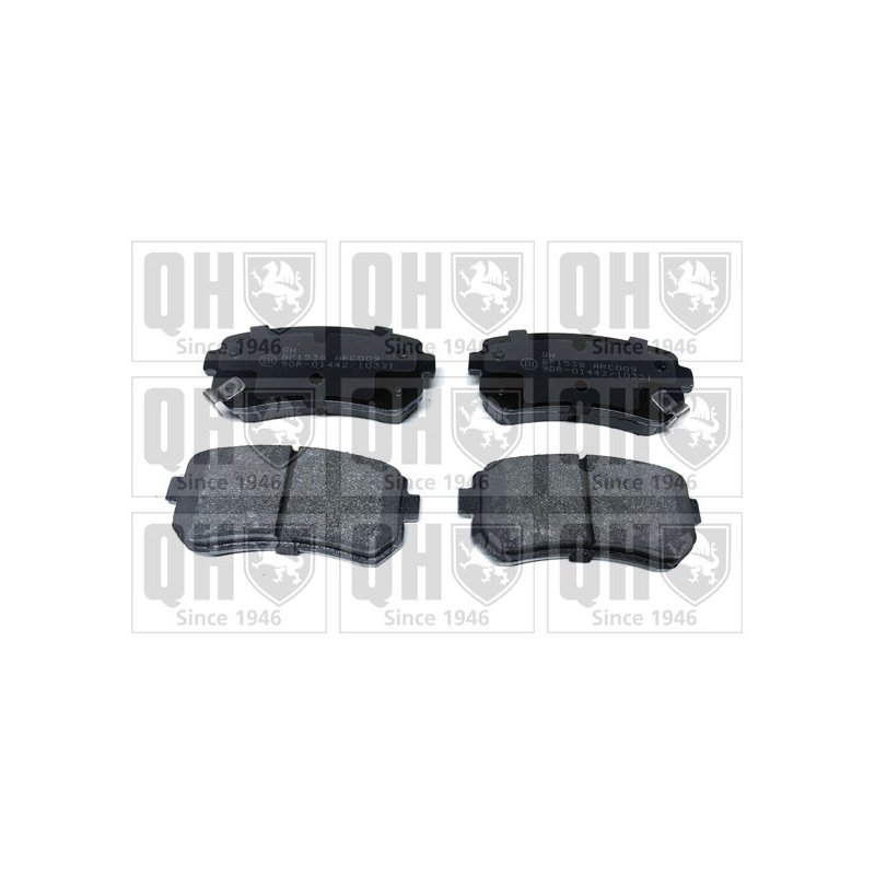 Brake Pad Set QUINTON HAZELL BP1538 OE Ref 583021GA00 QUINTON HAZELL