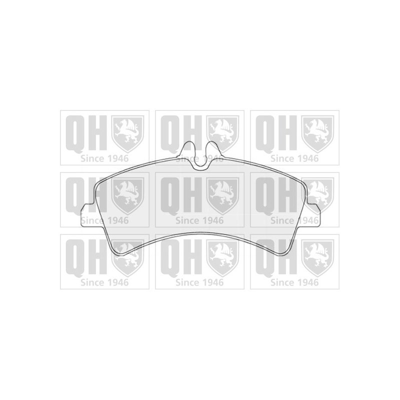 Brake Pad Set QUINTON HAZELL BP1553 OE Ref 0044208120 QUINTON HAZELL