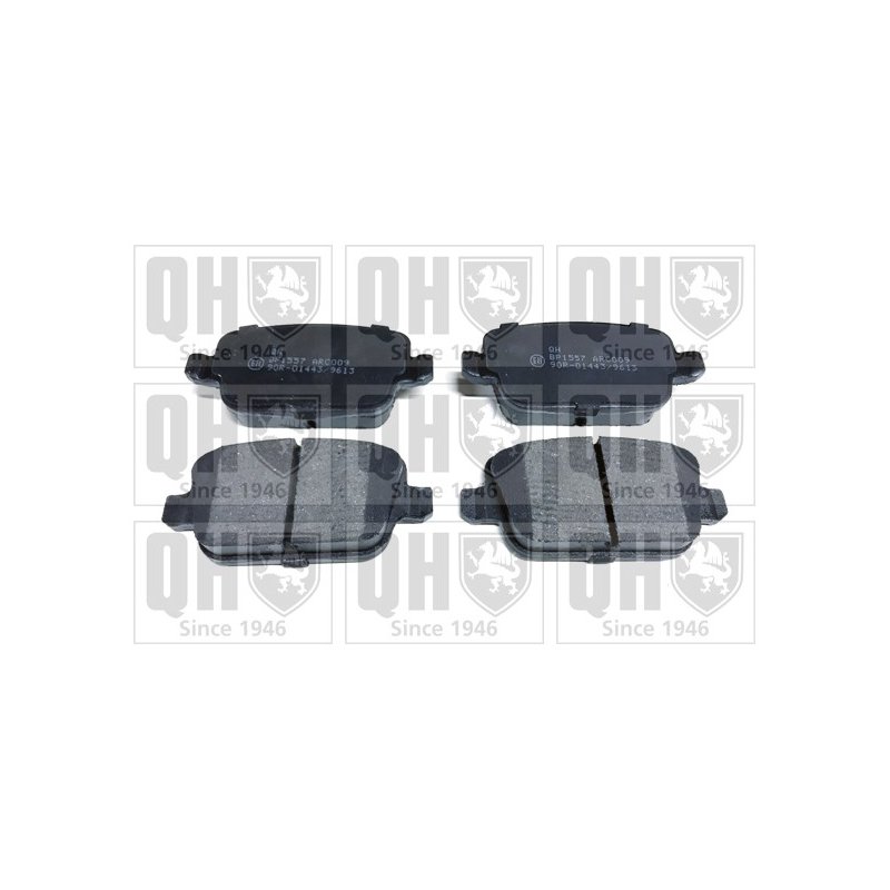 Brake Pad Set QUINTON HAZELL BP1557 OE Ref 1439867 QUINTON HAZELL