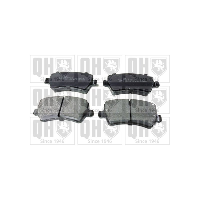 Brake Pad Set QUINTON HAZELL BP1560 OE Ref 1459450 QUINTON HAZELL