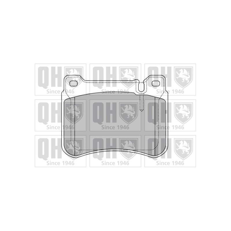Brake Pad Set QUINTON HAZELL BP1612 OE Ref 0044205120 QUINTON HAZELL