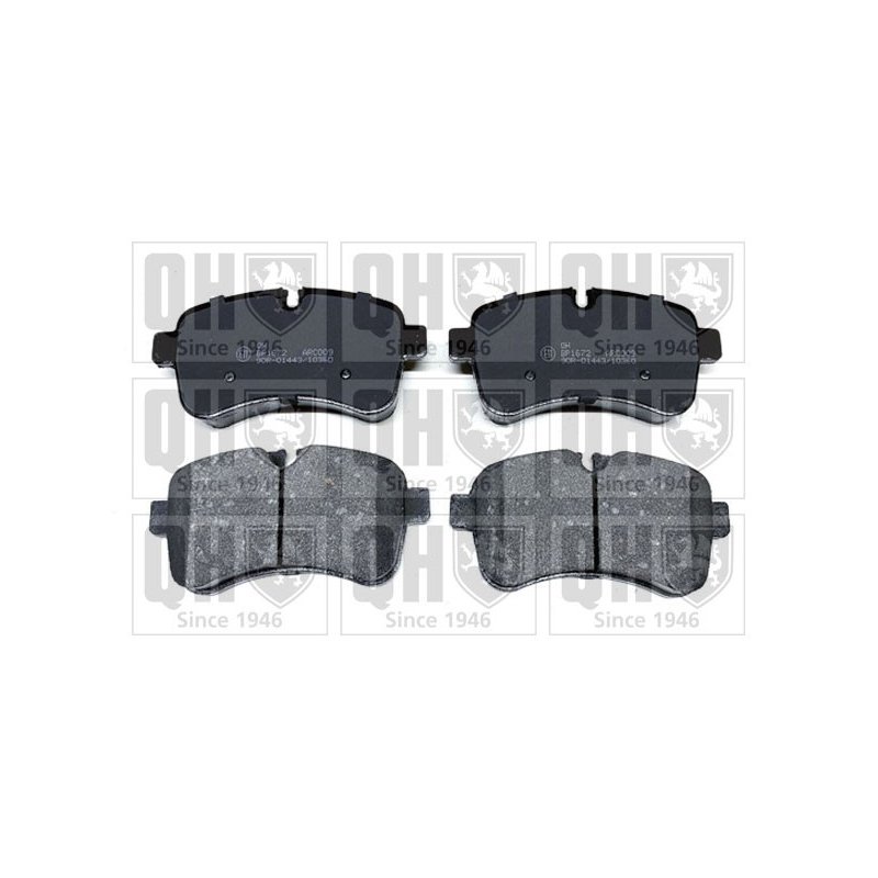 Brake Pad Set QUINTON HAZELL BP1672 OE Ref 42555917 QUINTON HAZELL