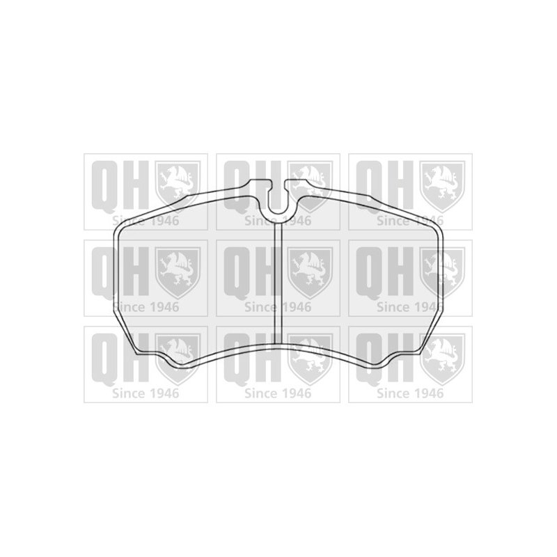 Brake Pad Set QUINTON HAZELL BP1734 OE Ref 1501265 QUINTON HAZELL