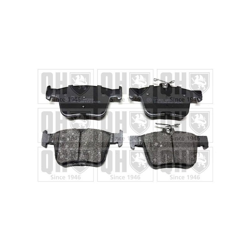 Brake Pad Set QUINTON HAZELL BP1821 OE Ref 3Q0698451 QUINTON HAZELL