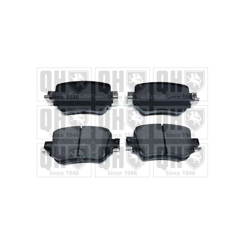 Brake Pad Set QUINTON HAZELL BP1843 OE Ref 5Q0698451B QUINTON HAZELL