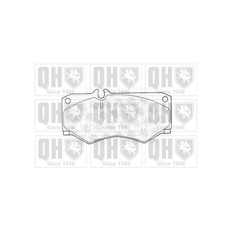Brake Pad Set QUINTON HAZELL BP287 OE Ref 0014201420 QUINTON HAZELL