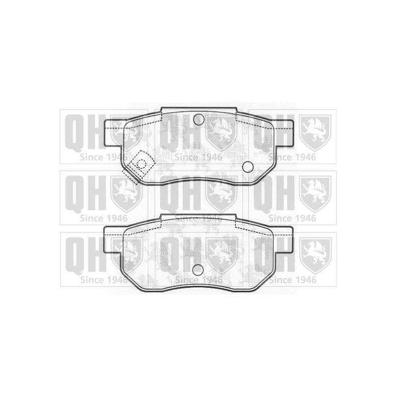 Brake Pad Set QUINTON HAZELL BP448 OE Ref 43022SE0000 QUINTON HAZELL