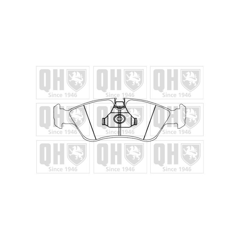 Brake Pad Set QUINTON HAZELL BP874 OE Ref 11046152 QUINTON HAZELL