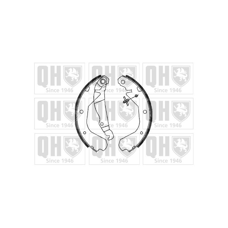 Brake Shoe Set QUINTON HAZELL BS685 OE Ref 542698161 QUINTON HAZELL