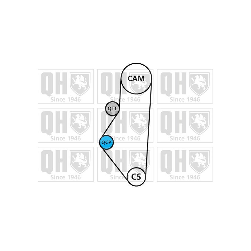 Timing Belt Kit QUINTON HAZELL QBK120 OE Ref 9400831069 QUINTON HAZELL
