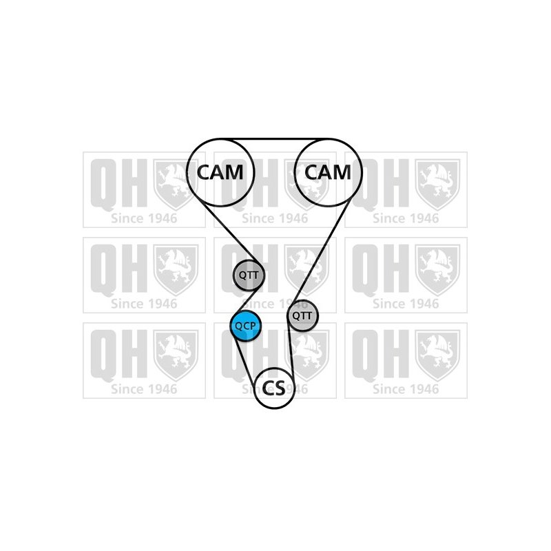 Timing Belt Kit QUINTON HAZELL QBK680 OE Ref 0831L3 QUINTON HAZELL
