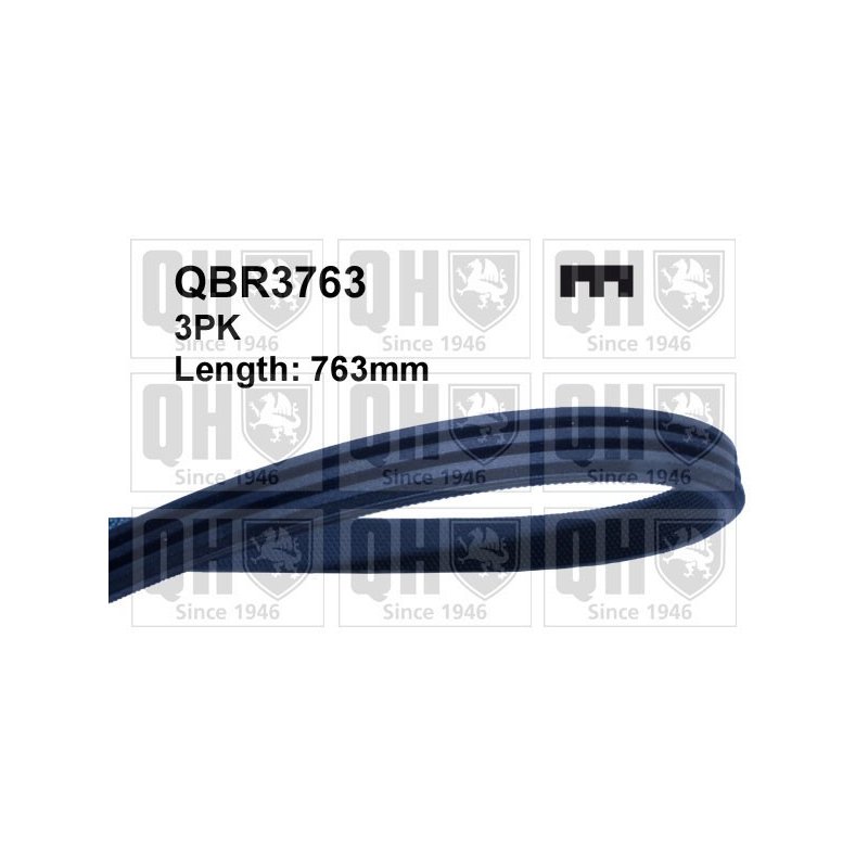 V Ribbed Belt QUINTON HAZELL QBR3763 OE Ref 4431887703 QUINTON HAZELL