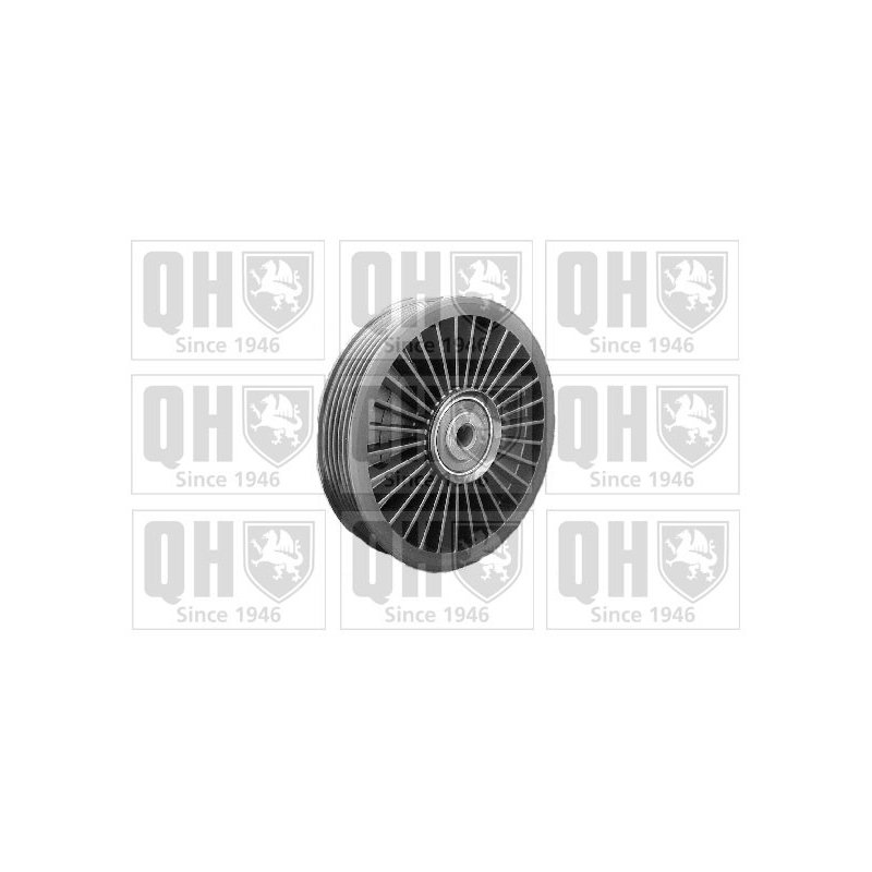 Vribbed Belt Deflection Guide Pulley QUINTON HAZELL QTA1090 OE Ref 9458470 QUINTON HAZELL