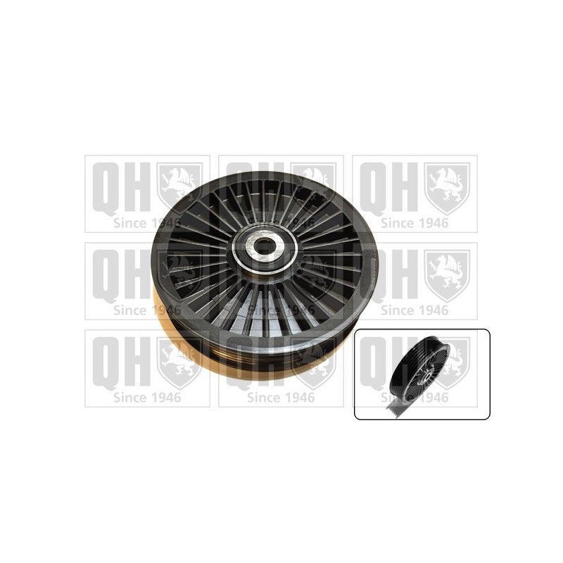 Vribbed Belt Deflection Guide Pulley QUINTON HAZELL QTA1353 OE Ref 8972507501 QUINTON HAZELL
