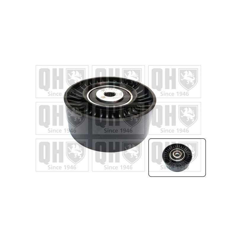 Vribbed Belt Deflection Guide Pulley QUINTON HAZELL QTA1423 OE Ref 03G145276 QUINTON HAZELL