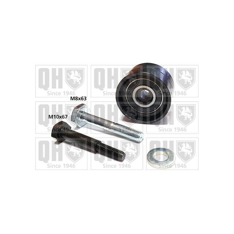 Timing Belt Deflection Guide Pulley QUINTON HAZELL QTT1076 OE Ref 5636743 QUINTON HAZELL