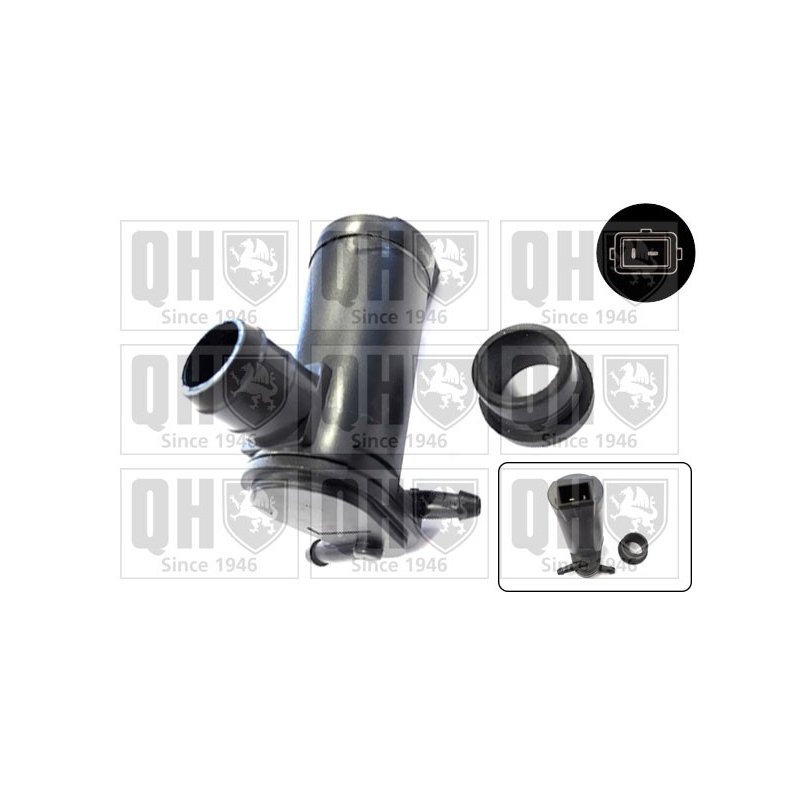 Cleaning Washer Fluid Pump QUINTON HAZELL QWP010 OE Ref 1652613 QUINTON HAZELL