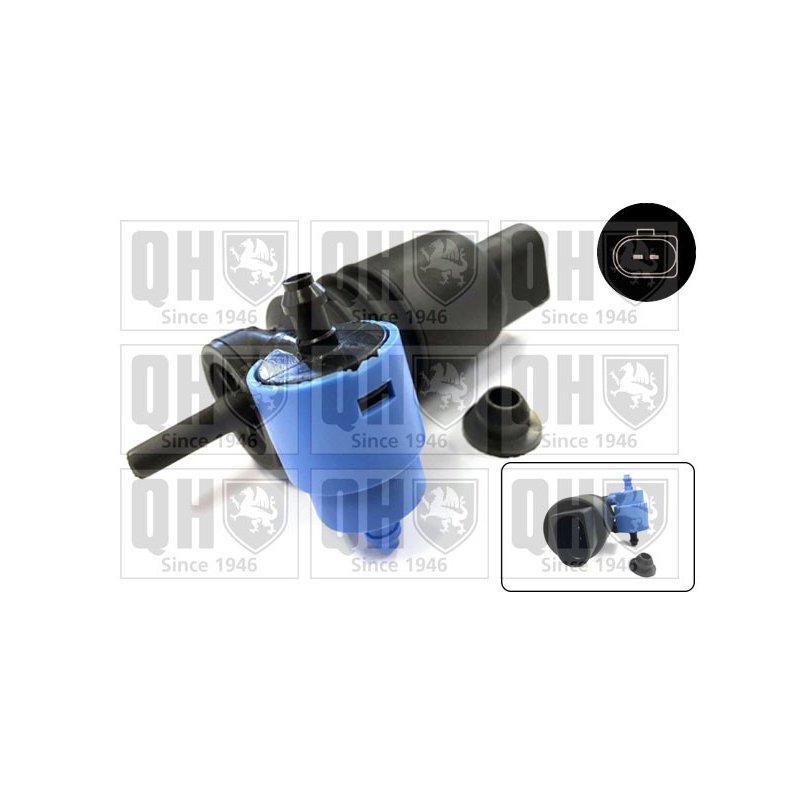 Cleaning Washer Fluid Pump QUINTON HAZELL QWP041 OE Ref 67127388349 QUINTON HAZELL