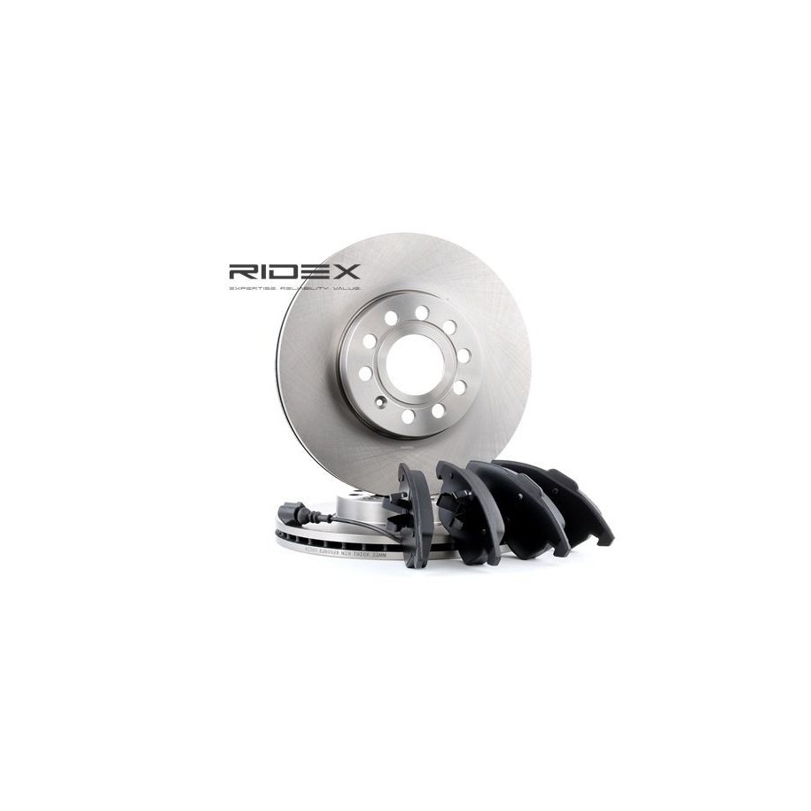Kit de disques de frein RIDEX 3405B0010 pour VW, SKODA, SEAT, AUDI 47830 RIDEX