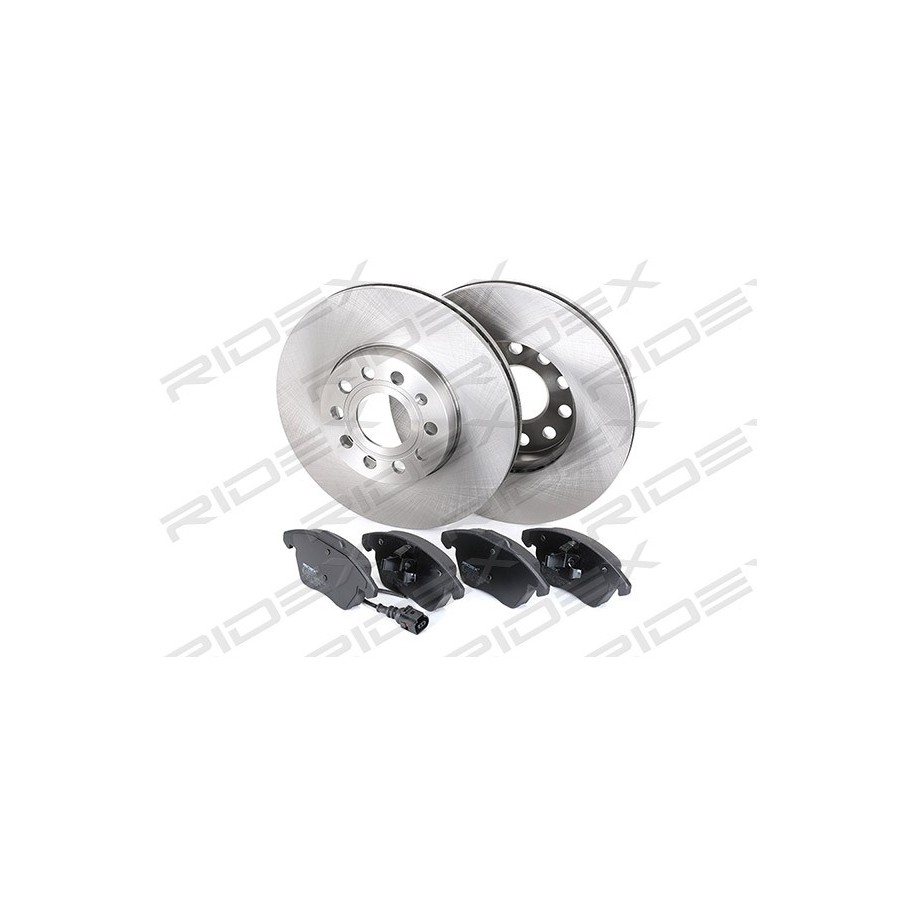 Kit de disques de frein RIDEX 3405B0010 pour VW, SKODA, SEAT, AUDI 47830 RIDEX