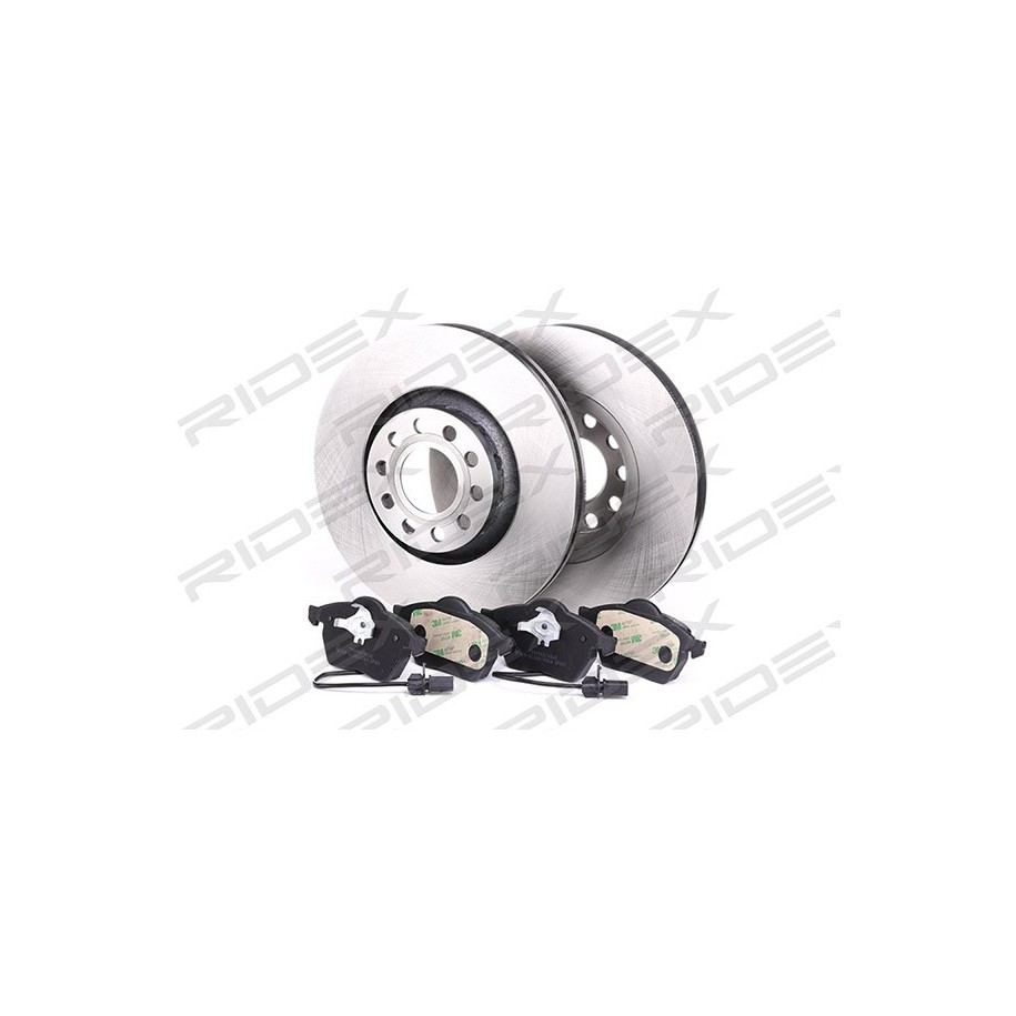 Kit de disques de frein RIDEX 3405B0070 pour AUDI, VW, SEAT, SKODA 47899 RIDEX