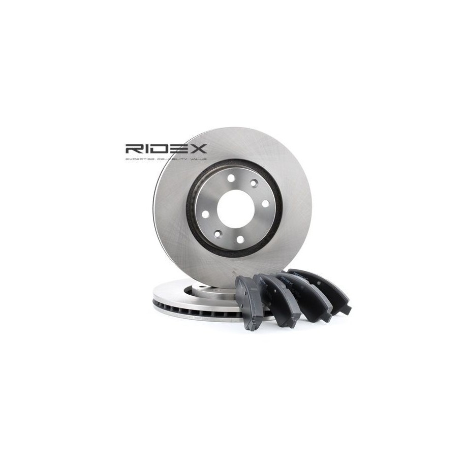 Kit de disques de frein RIDEX 3405B0192 pour CITROËN, PEUGEOT, DS, VAUXHALL RIDEX