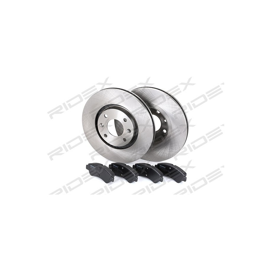Kit de disques de frein RIDEX 3405B0192 pour CITROËN, PEUGEOT, DS, VAUXHALL RIDEX